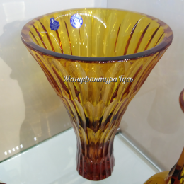 Хрустальная ваза для цветов "Ветка"  произ.рисунок