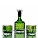 Хрустальный набор для виски "Кватро" (штоф, пробка, 2 стакана)