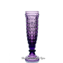 Хрустальная декоративная ваза "Сарабанда" большая ,цвет: фиолетовый полутон