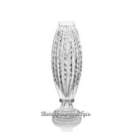 Хрустальная декоративная ваза "Гальярда" большая ,бесцвет