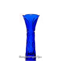 Хрустальная ваза для цветов «Элис» цв. синий
