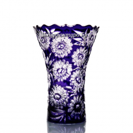 Хрустальная ваза для цветов "Императорская" бол., фиолетовая