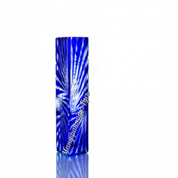 Хрустальная ваза "Консул" пр.рис. (синяя)