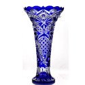 Хрустальная ваза "Петергоф" цв.бесцветно-синий