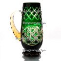 Хрустальная кружка для пива «Банзай» цв.янтарно-зеленый