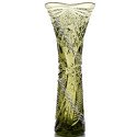 Хрустальная ваза «Элис» оливковая