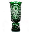 Хрустальная ваза «Апрель» цв. бесцветно-зеленый