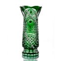 Хрустальная ваза "Монастырская"  большая цв.бесцветно-зеленый