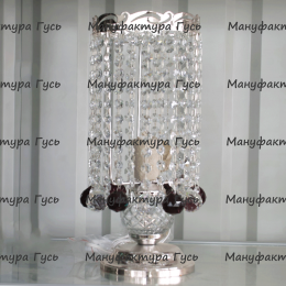 Настольная лампа Анжелика № 2 шар 30 мм бордовый