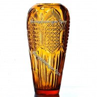 Хрустальная ваза «Каскад» бол. произвольный рисунок
