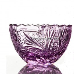 Хрустальная ваза для конфет «Серенада»,  произвольный рисунок