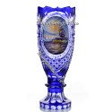 Хрустальная декоративная ваза-кубок «Восторг» с  живописью