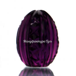 Хрустальное декоративное изделие «Яйцо» цв. фиолетовый