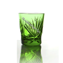 Хрустальный стакан «Подарочный» цв.зеленый полутон